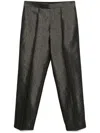 Sapio Lamé Jeans In Black