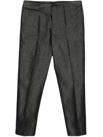 Sapio Lamé Trousers In Black