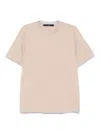 Sapio Layered-detail T-shirt In Neutrals