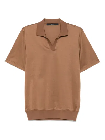 Sapio Lightweight-jersey T-shirt In Brown