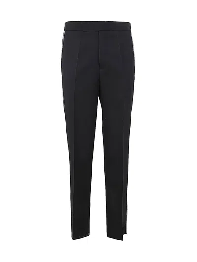 Sapio Loose Fit Trousers Sideband Detail Clothing In Black