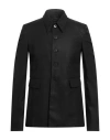 Sapio Man Blazer Black Size 42 Cotton In Black
