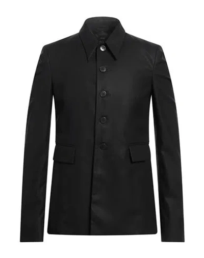 Sapio Man Blazer Black Size 42 Cotton