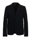 Sapio Man Blazer Black Size 42 Cotton, Polyamide In Black