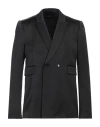 Sapio Man Blazer Black Size 42 Viscose In Black