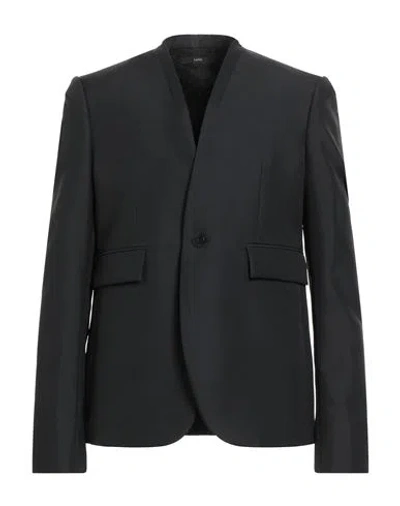 Sapio Man Blazer Black Size 44 Recycled Polyester