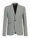 Sapio Man Blazer Grey Size 42 Polyester In Grey
