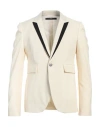 Sapio Man Blazer Ivory Size 40 Wool In White