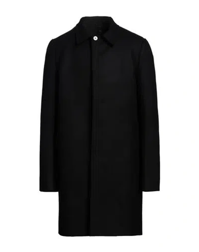 Sapio Man Coat Black Size 44 Wool
