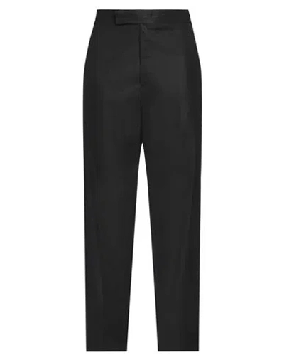 Sapio Man Pants Black Size 34 Cotton