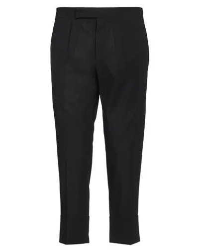 SAPIO SAPIO MAN PANTS BLACK SIZE 34 WOOL