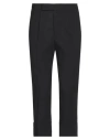 Sapio Man Pants Black Size 26 Wool In Black