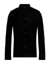 Sapio Man Shirt Black Size 38 Rayon, Polyester In Black