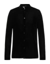 Sapio Man Shirt Black Size 40 Rayon, Polyester In Black