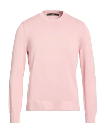Sapio Man Sweater Light Pink Size 44 Cotton