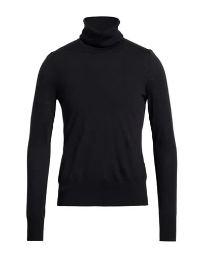 Sapio Man Turtleneck Black Size 42 Wool