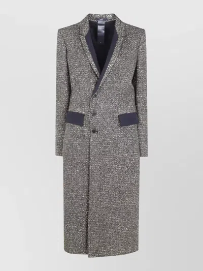Sapio Metallic Blazer In Transparent