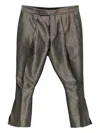 Sapio Metallic Trousers In Gray