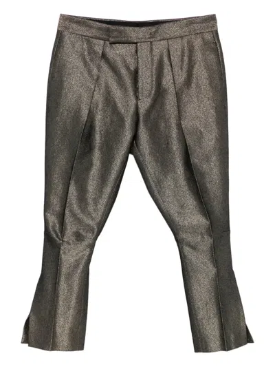 Sapio Metallic Trousers In Gray