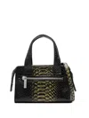 Sapio Mini Pitone Tote Bag In Green