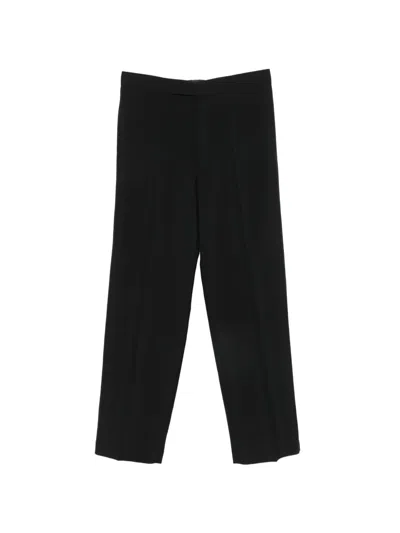 Sapio Mohair Trousers In Black