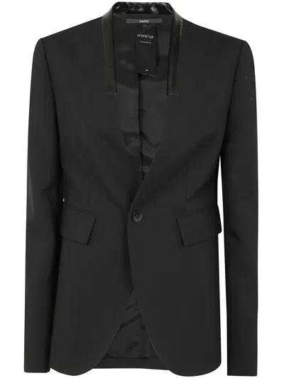 SAPIO SAPIO MOHAIR TUX SINGLE BRESTED BLAZER