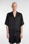 Sapio N 38 Shirt In Black Triacetate In Black