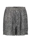 Sapio N.º 42 Devoré-effect Shorts In Black