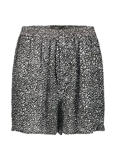 Sapio N.º 42 Devoré-effect Shorts In Black