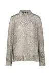 Sapio N16 Shirt Devoré Clothing In Multi