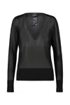Sapio N21 V-neck Sweater Clothing In Black
