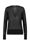 Sapio N21 V-neck Sweater Clothing In Black