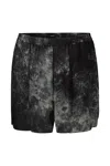 Sapio N42 Twill Cupro Short In Black/ Gray