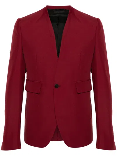 Sapio No-lapels Blazer In Rot