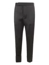 Sapio Pocket-detail Tailored Trousers In Black