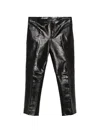 Sapio Python-print Trousers In Black