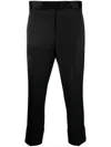 Sapio Wool Trousers: Straight Legs In Nero