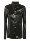 Sapio Satin Twill Shirt In Black