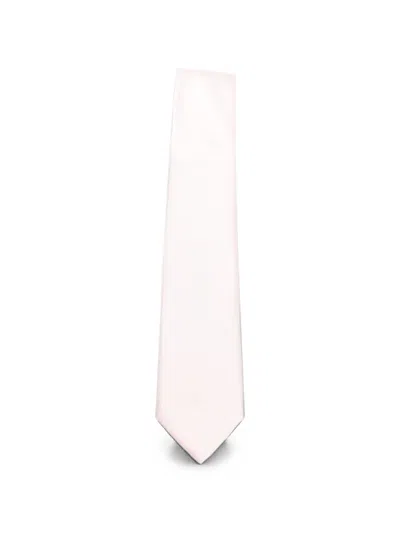 Sapio Satin-finish Tie In White