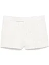 Sapio Sequined Shorts In White
