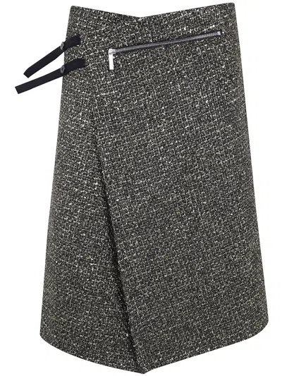 Sapio Shirt Lame Panel Braids Lame Panel Shirt In Gray