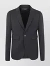 Sapio Single Breasted Blazer Jacket In Gray