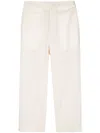 Sapio Straight Trousers In White