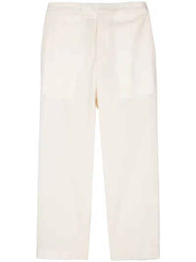 Sapio Straight Trousers In White