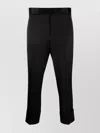 Sapio Tailored Cropped Trousers Satin Finish