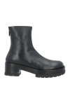 Sapio Woman Ankle Boots Black Size 10 Calfskin In Black