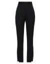 Sapio Woman Pants Black Size 2 Wool, Polyester In Black