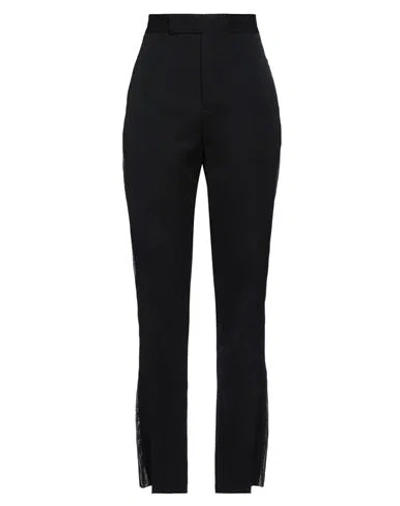 Sapio Woman Pants Black Size 2 Wool, Polyester