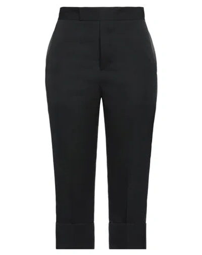 Sapio Woman Pants Black Size 6 Wool, Polyester