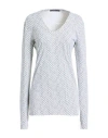Sapio Woman T-shirt White Size 16 Polyamide, Elastane In White